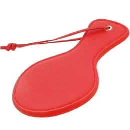 DARKNESS - RED ROUNDED FETISH PADDLE